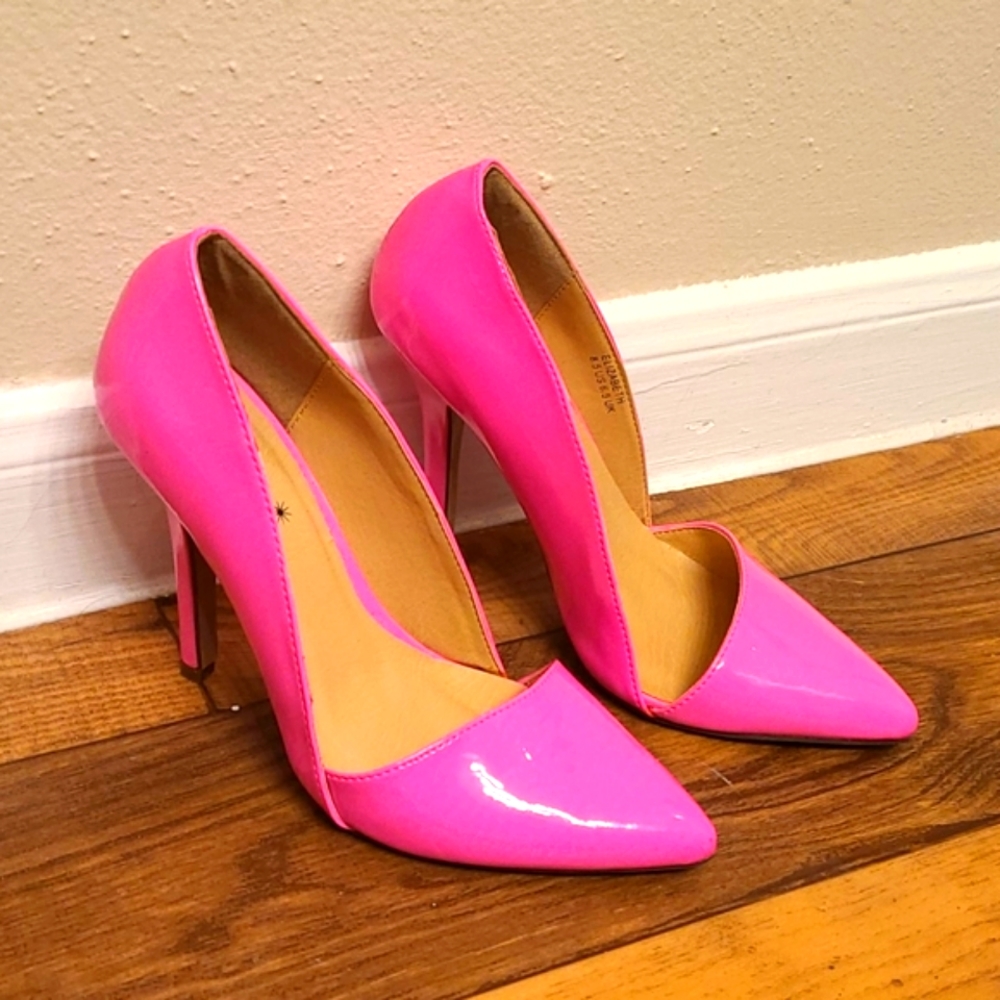 Perfect 4 summer! Vibrant, Sexy Hot Pink Heels. New, never worn.